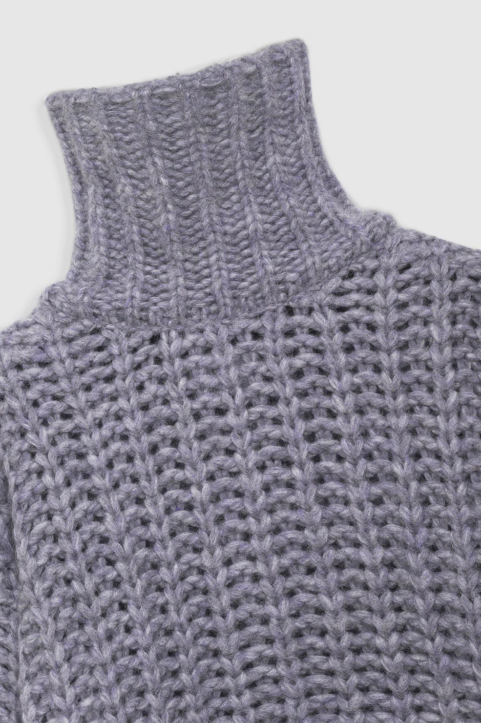 Anine Bing Iris Sweater Ash Violet