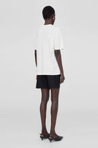 Anine Bing Milo Tee Black Eagle Off White