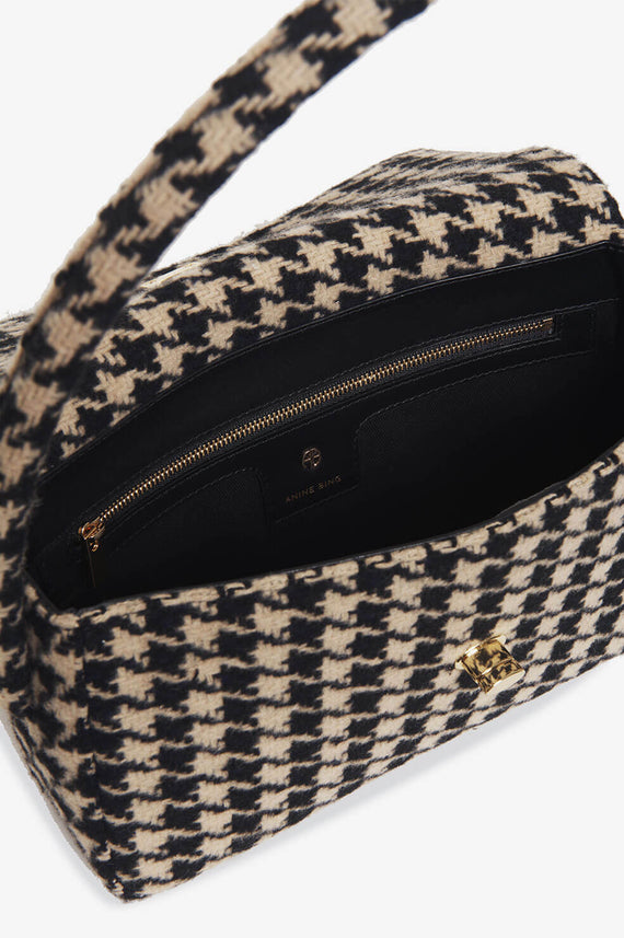 Anine Bing Nico Bag Houndstooth