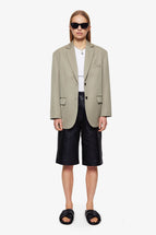 Anine Bing Quinn Blazer Green Khaki