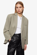 Anine Bing Quinn Blazer Green Khaki
