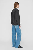 Anine Bing Ramona Sweatshirt Los Angeles Washed Black