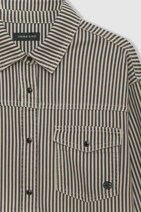 Anine Bing Sloan Shirt Stripe