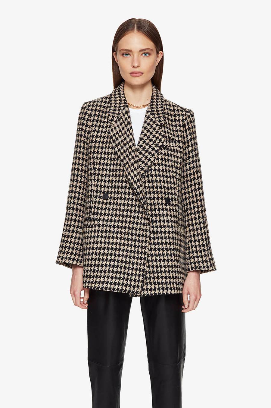 Anine Bing Kaia Blazer Houndstooth - La Bohème lifestyle