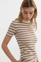 Blanca Demi Shirt Brown