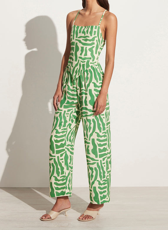 Faithfull The Brand Tereva Top Tulli Print Green
