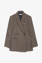 Anine Bing Kaia Blazer Houndstooth