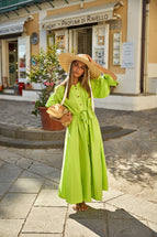 La Bohème Girls Poppy Maxi Dress Wild Lime
