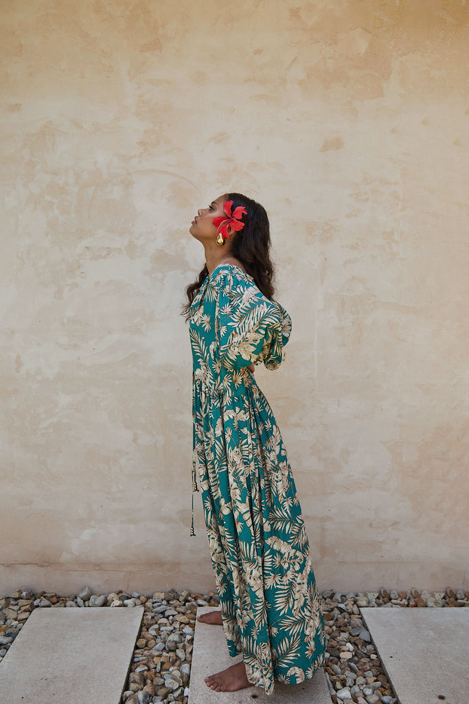 La Bohème Girls Selma Maxi Dress Lady Palm