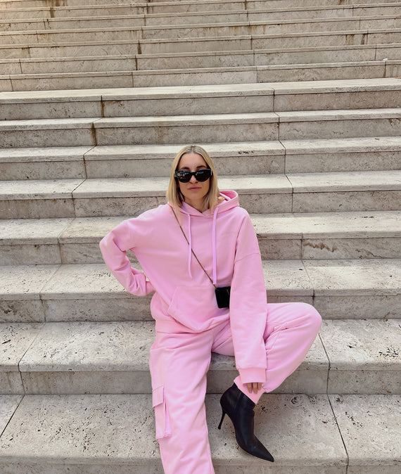 La Bohème Girls Harlow Hoodie Peony