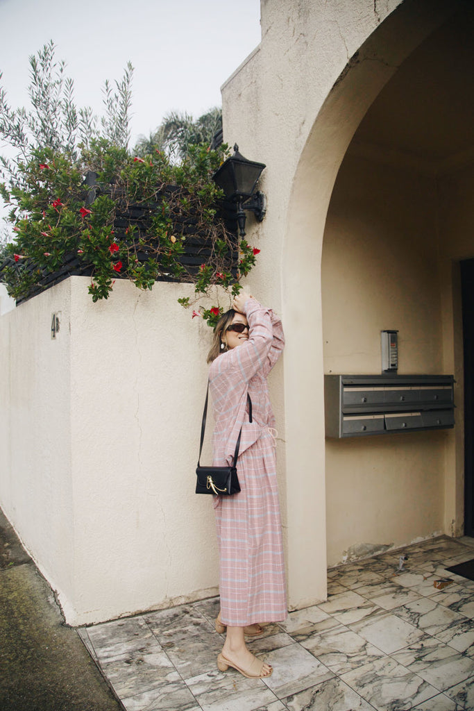 La Bohème Girls Eddie Culottes Sherbet Plaid