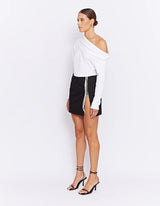 Pfeiffer Parks Rhinestone Skirt Black