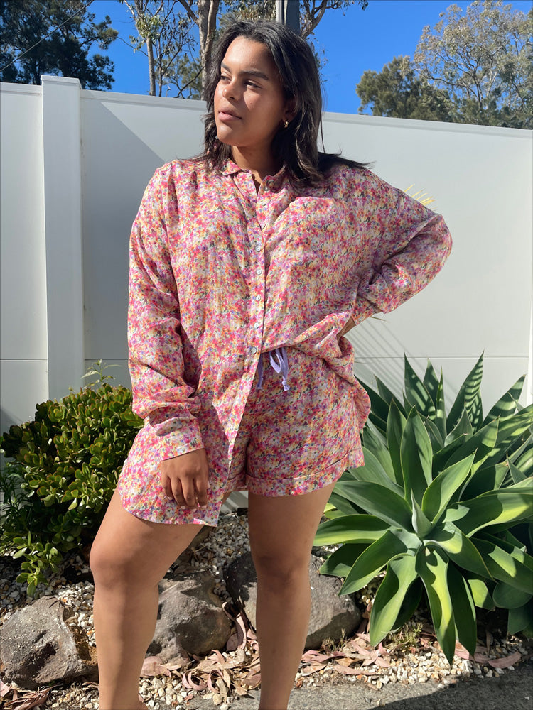 La Bohème Girls Clara Short Soleil Floral