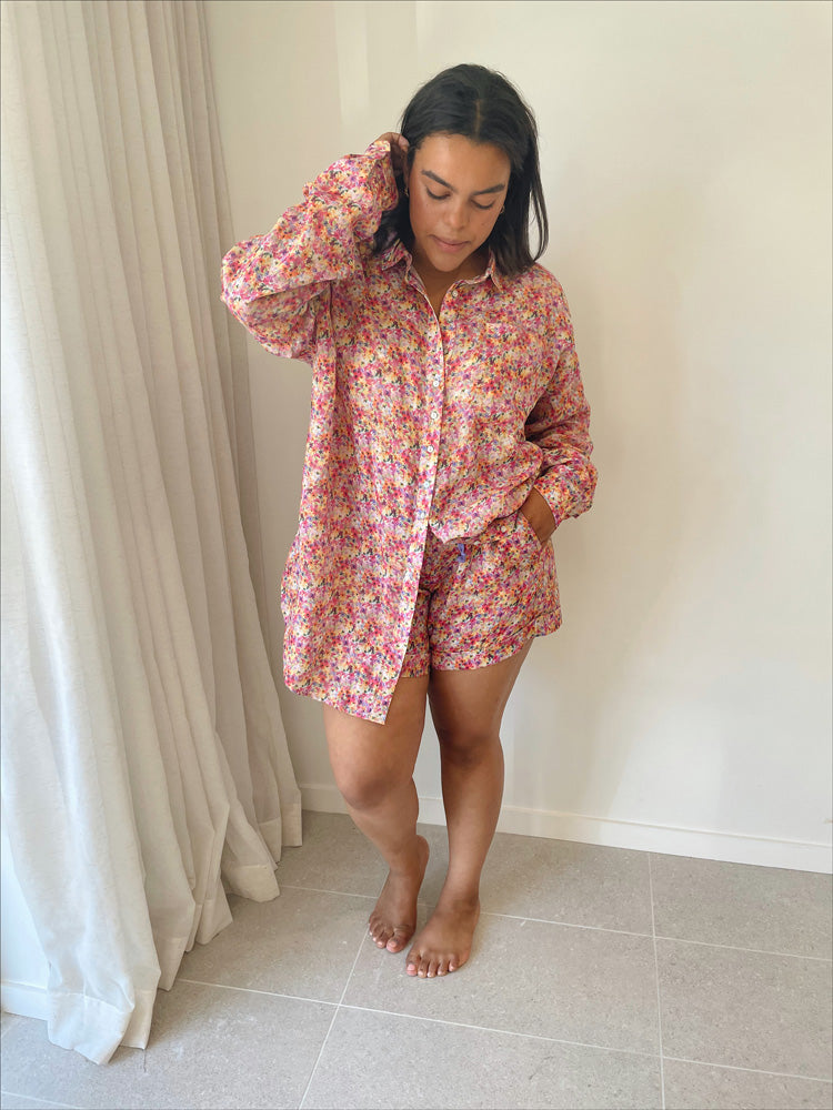 La Bohème Girls Clara Short Soleil Floral
