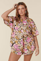 Spell Aloha Shirt Caramel
