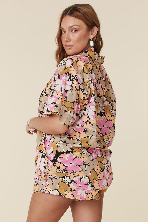Spell Aloha Shirt Caramel