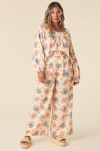 Spell Solstice Linen Pant Cream