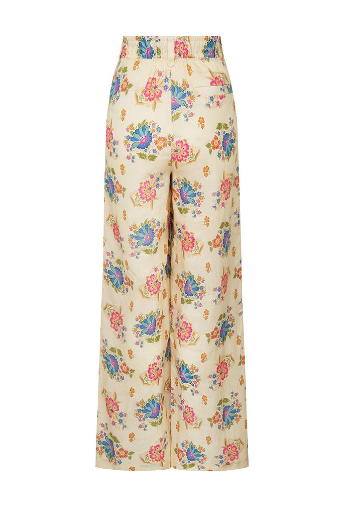 Spell Solstice Linen Pant Cream