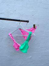 Hunza G Duo Chelsea Bikini Bubblegum Lime