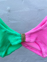 Hunza G Duo Chelsea Bikini Bubblegum Lime