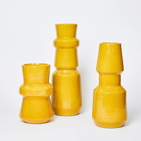 Bonnie & Neil Earth Vase Mustard
