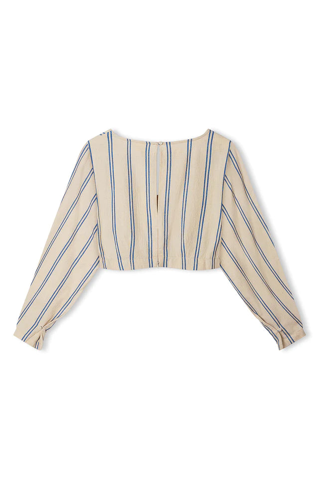 Zulu & Zephyr Marine Twin Stripe Organic Cotton Top