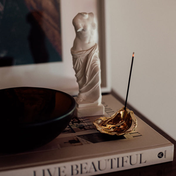 Corey Ashford Brass Oyster Incense Holder