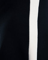 Summi Summi A Line Dress Black Cream Stripe